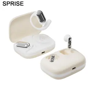 Valentine's Day Gift 2 Piece Ows Open Ear Headphones and TWS Earbuds Couple Set, Earbuds Headset, Bluetooth-compatible 5.3 Wireless Earphones with Charging Case