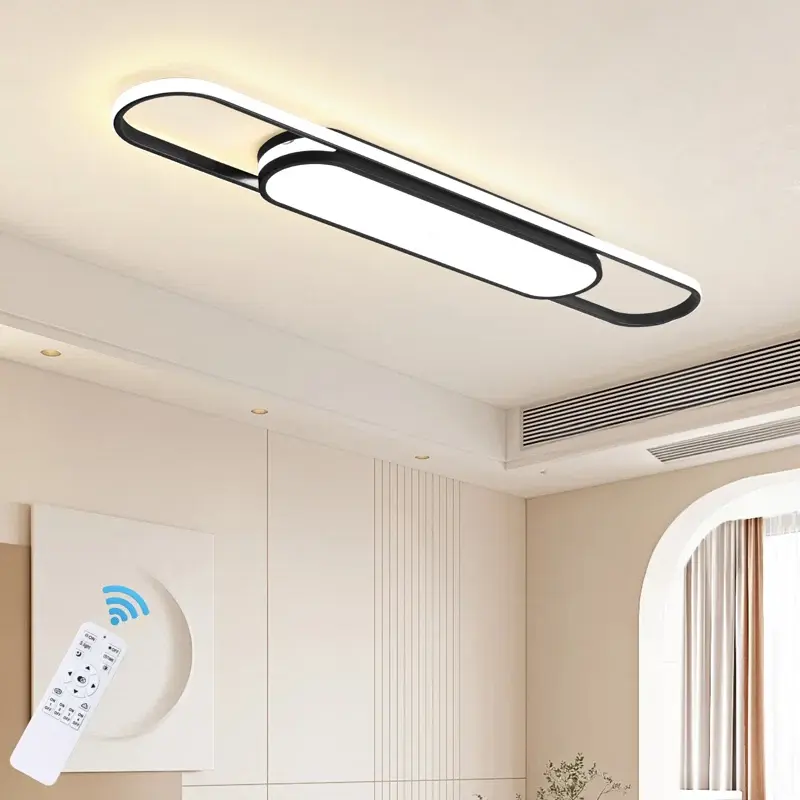 Garwarm  Ceiling Lamp with Remote Control for Kitchen Dining Room Cloakroom Hallway Lighting (48W/43.3in L) , Modern Home,Interior Design