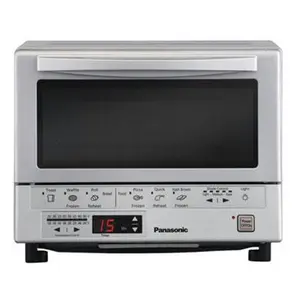 Panasonic NB-G110P Flash Xpress Toaster Oven, Household Kitchen Appliance with Digital Timer for Toasting