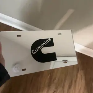 Cummins Chrome Acrylic Front License Plate