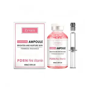 Glass Skin Glow  Zyvarn PDRN Pink Vitamin Ampoule - Instant Radiance & Firming Serum