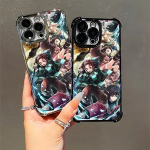 Demon Slayer Characters Phone Case for Anime Fans Compatible with iPhone 11/12/13/14/15/16 (Pro Max/Plus)