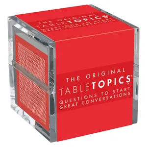 TableTopics The Original Conversation Starters - 135 Conversation Cards for Engaging Friends and Family and Breaking the Ice at Events
