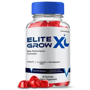 Elite Grow XL Gummies for Men, Max Strength, EliteGrow XL Supplement