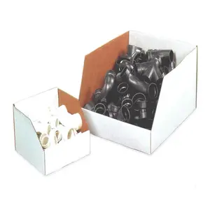 212 MAIN 24x20x12" Jumbo Open Top Corrugated Carton Boxes - 25-Count, High-Sided Foldable Extra-Large Large-Capacity Storage Organizer, Flat Pack Home Storage Bin, Corrugated Storage Boxes, Extra-Large Storage Boxes