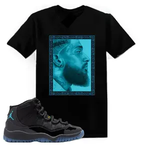 AJ 11 Gamma Sneaker Match T Shirt, 11 Gamma Shirt, Gamma 11s Outfit, 100% Cotton, Casual Everyday Wear, Gift For Sneakerhead