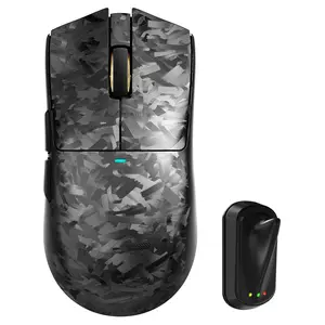 ATTACK SHARK X11 Ultra 8K Carbon Fiber Wireless Gaming Mouse with 42000 DPI-PAW3950 MAX Sensor-63g Lightweight,Nordic 54L15 MCU Chip,Wired/BT/2.4Ghz tri-mode ,100 Million Clicks,Programmable for PC Mac,summerwins gamer mouse