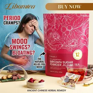 Hormone Balance Tea – Natural Herbal Support for Hormonal Imbalance, Menstrual Health & PCOS Relief ,Libamtea
