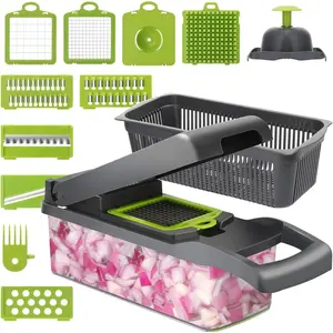 11-in-1 Multifunctional Vegetable Chopper Food Choppers, Slicer Cutter, Chopper for Onion Tomato Fruit, Mandoline