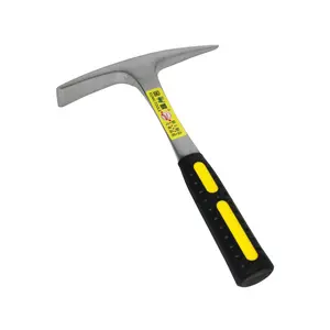 Portable Geological Pickaxe, One-Piece Forging, Can Dig and Drill, Essential for Geologists and Enthusiasts, Must-Have Tool