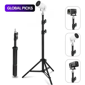 Portable Projector Stand, Telescopic Stand, 1 Count Sturdy Floor Mount for Home and Office, Easy To Assemble and Multi-angle Adjustment Projector Tripod, Adjustable Mount Bracket #GLOBAL PICKS