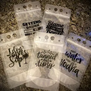 Reusable Adult Drink Pouches - 5 Pack Reusable Adult Drink Pouches - 5 Pack