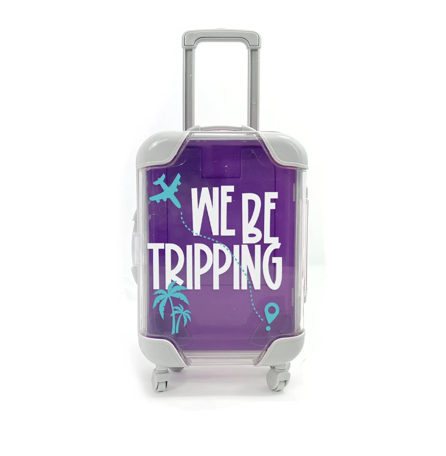 We Be Tripping – Funny Mini Suitcase Travel Kit Birthday Trip Favors Bachelorette Parties
