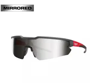 Milwaukee Mirrored Safety Glasses with Anti-Scratch Lenses for Enhanced Visibility and Protection