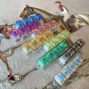 Stress Relief LED Keyboard Keychain Toy, Fidget Spinner for Kids & Adults, Creative Fun Gift Idea,fidgets toys， Unique Stress Buster Accessory