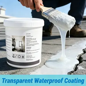 Transparent Waterproof Paint (500g, 2kg), Seal Coating High-Quality Protective Coating Solution, Durable and Versatile for Multiple Applications glue  Strong impermeable