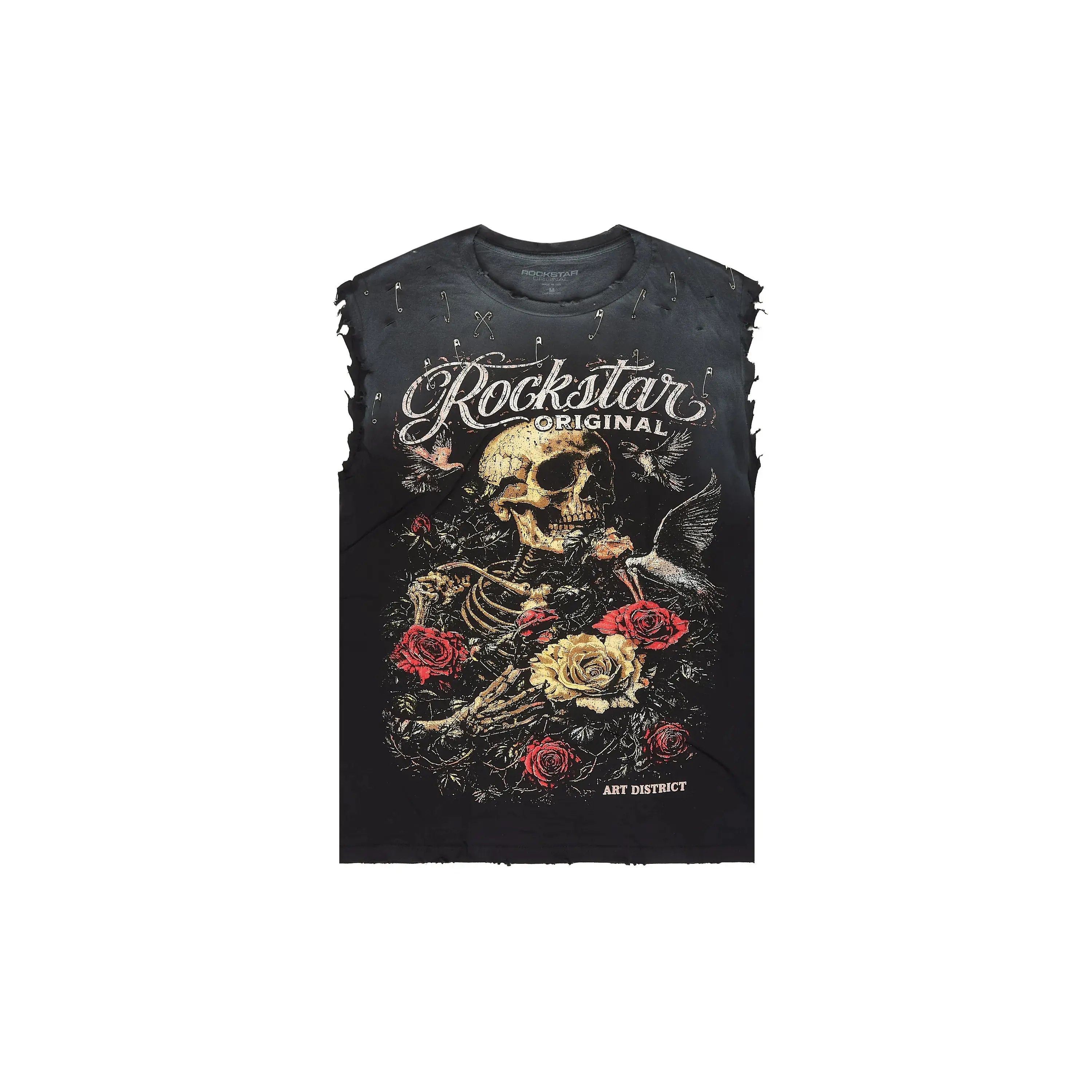 Ryniah Black Cut Sleeve T-Shirt
