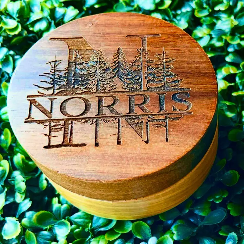 Gentleman’s Personalized Portable Wooden Ashtray