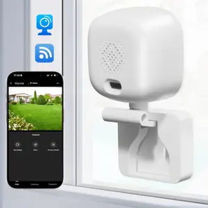 Window Cameras, WiFi Security Cameras, Wireless Outdoor Camera, Smart Person & Motion Detection, 2.4GHz WiFi Indoor/Outdoor Cameras, Real-Time Alerts, 2-Way Audio, Easy Stick-on Install, 24/7 Recording, Safety