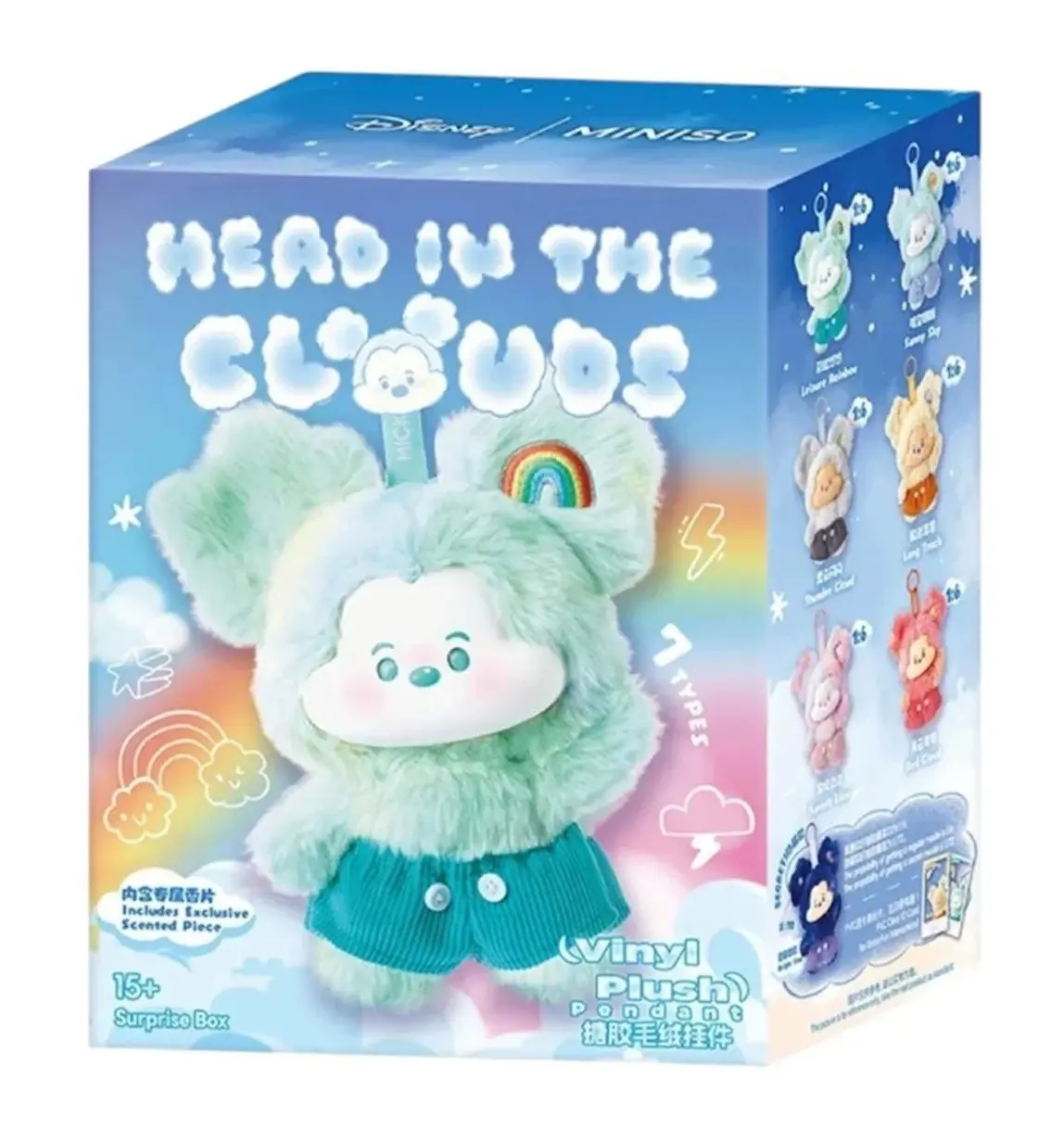 MINISO Disney Mickey Head in the Clouds Vinyl Plush Blind Box AUTHENTIC