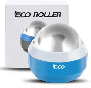 Cryosphere Cold Massage Roller Ball - Massage Ball for Cold & Heat Relief, Myofascial Release, Trigger Point Therapy, Muscle Knots - Deep Tissue Ice Massager