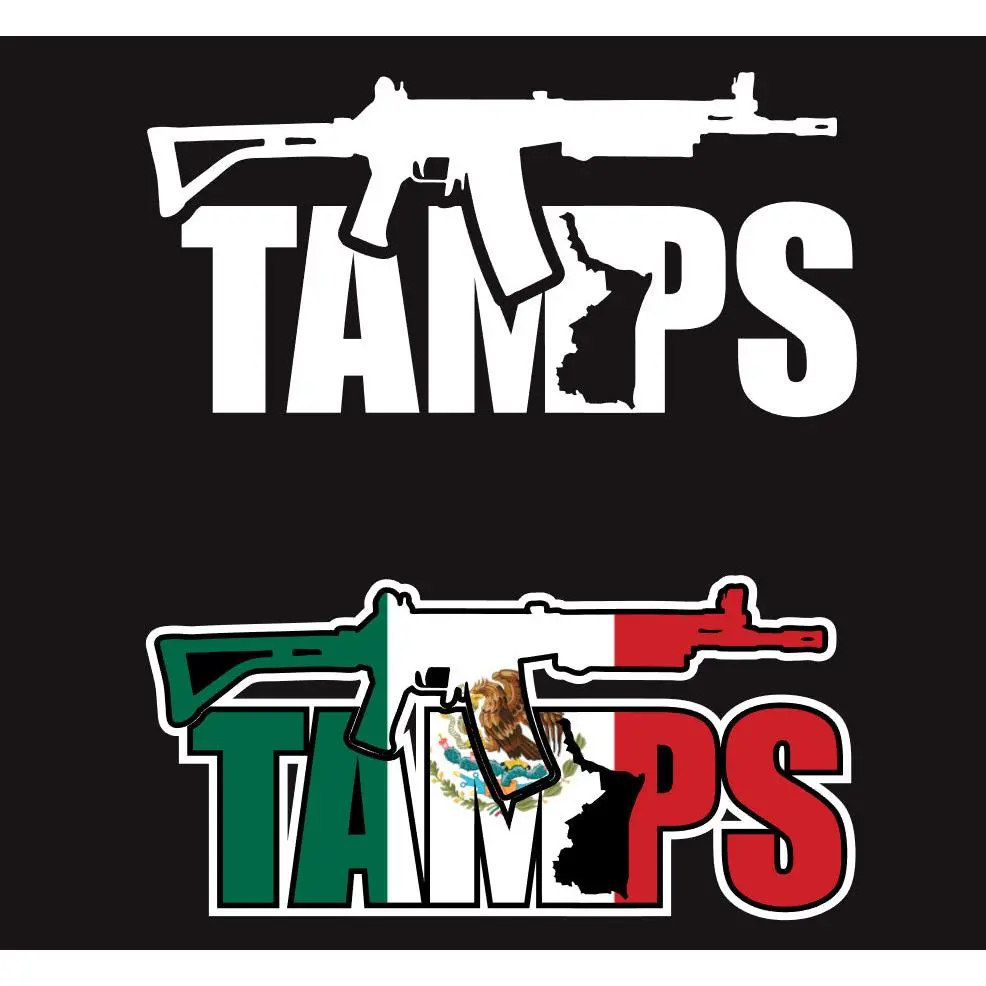 Tamaulipas Decal Car Window Laptop Vinyl Sticker Trokiando Trucks Vehicle Decal Trucks vehicle Mexican Flag puro Cuh TAMPS