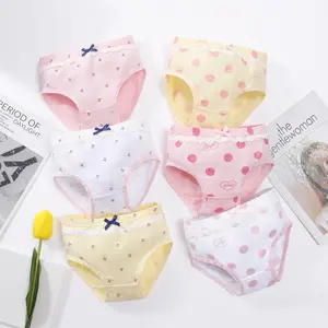 ORINERY Cotton Kids Underwear Breathable Soft Panties Toddler Girls Boxer Undies Assorted Briefs Panties 6-Pack