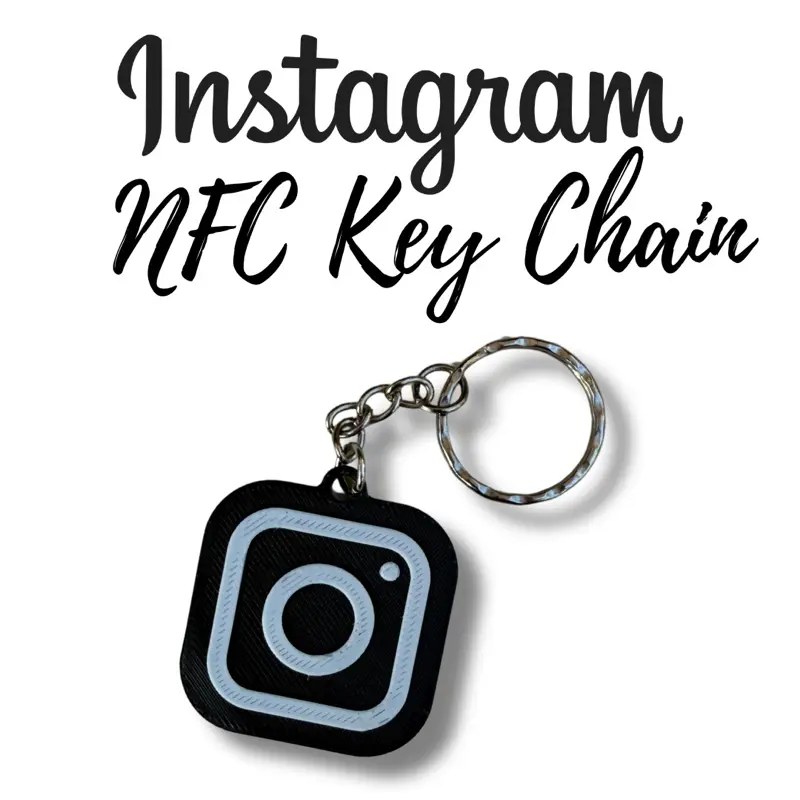NFC KEY CHAIN FOR INSTAGRAM