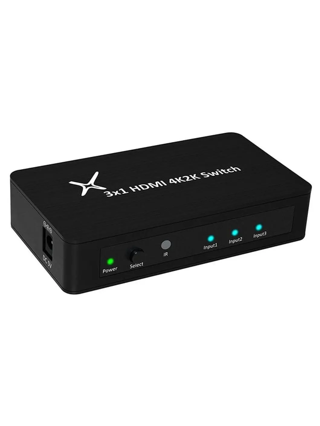 XtremPro 11006 HDMI Switch Ultra Slim 3 in 1 out Aluminum with IR Remote & AC Adapter