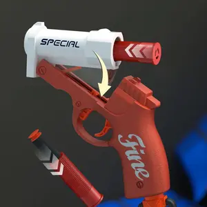 Mini S686 Soft Bullet Toy Gun Shell Ejecting Foam Blaster Gift for Kids CS Play