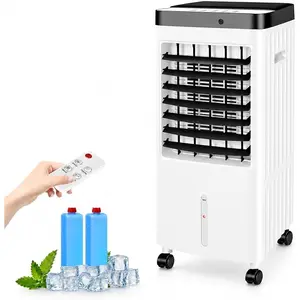 Portable Air Conditioners, [10L/2.64Gal Larger Reservoir] Fast Cooling Quiet Evaporative Air Cooler, 3-IN-1 Portable AC Unit w/Remote, 3 Speed Swamp Cooler, Windowless Air Conditioner Fan for Room Office