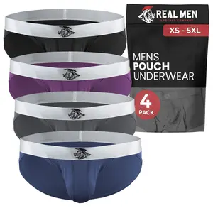 Nylon Mesh Bikini Briefs No Fly