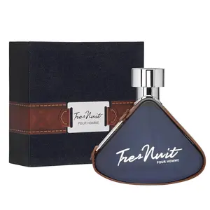 ARMAF Tres Nuit for Men Eau de Parfum Spray, 3.4 Ounce Fresh Citrus Floral Woody Aromatic Fragrance