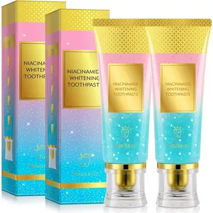 Niacinamide Whitening Toothpaste,Gum Repair, Effectively Whitens Teeth, Protects Tooth Enamel, Effectively Whitens Teeth, Protects Tooth Enamel,Freshens Breath 24 Hours (2 Pack)