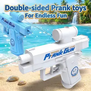 PrankGun WaterGun Waterblaster Large Capacity Outdoor WaterCannonToy Automatic Water Gun Range: 8 Meters