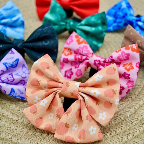 Dog Bowties with Velcro Closure - Pet Supplies Neck Accessories