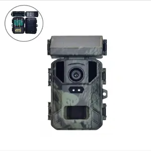 Solar Trail Camera - 50MP 4K 30FPS Trail Camera with 850nm Night Vision, IP65 water proof, less than 0.3s triggered,used for wildlife watching cams