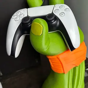 Mutant Turtle Inspired Controller Holder | 3D Printed Gaming Stand | PS5 Xbox Controller Stand | Retro Gamer Desk Decor