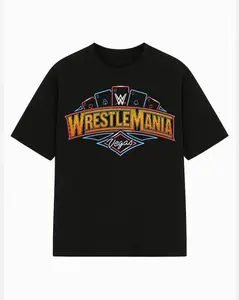 Vintage Wrestling Style T-Shirt – Vegas Event Graphic Tee for Fans