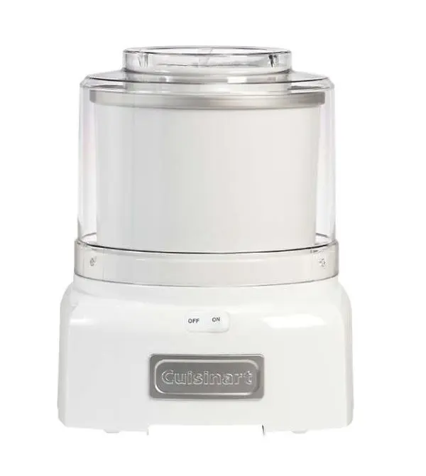 White Yogurt, Sorbet and Ice Cream Maker White