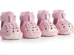 A Set of 4 Pink Crocks Size # 10