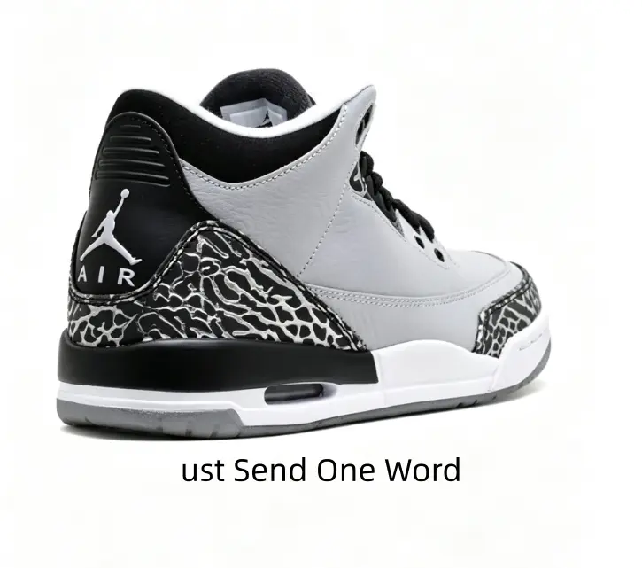 Brand New Sealed Unisex Black Lining Light Gray Crack Performance Hip Hop Basketball Shoes Thick Leather High Elastic Cushion Sole Outdoor Gym Street Durable Sneakers