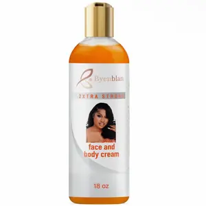 Byenblan 2Xtra Strong carrot Face and Body Cream 18 oz - Rich Moisturizing Formula for Soft Skin