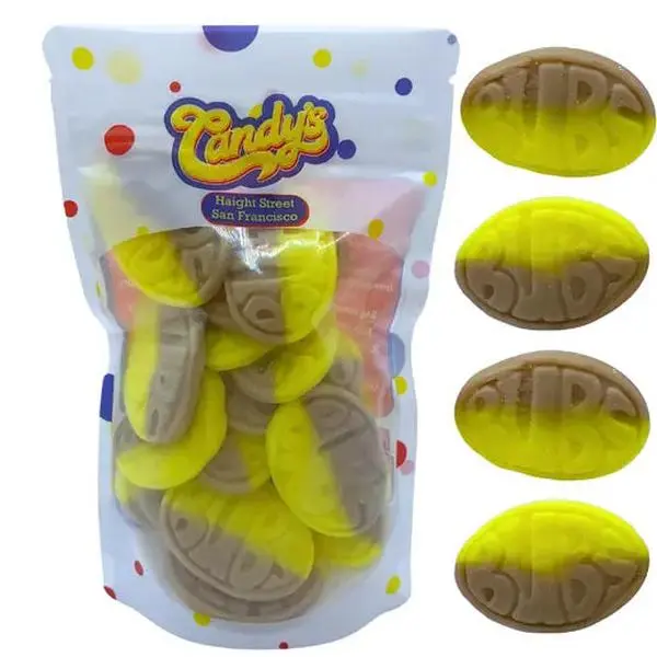 BUBS Banana Toffee Caramel Pouch - 6 oz Ambient Plant-Based, Gluten-Free, No Added Sugar Chewy Soft Bites Candies Sweet Foam Snack