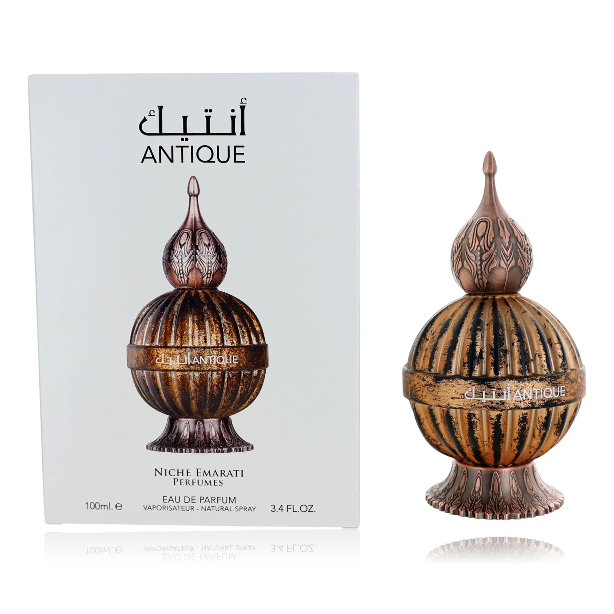 Women's Lattafa Pride Antique EDP - 3.4oz (100ml) Luxury Arabic Niche Emarati Perfume, Traditional Aesthetic Oud & Opulent Amber, Arabic Perfume Bottle, Gifting Box Included