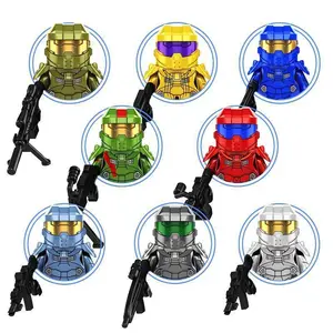 KF6043 Game Series Characters Mini Assembled Building Block Action Figures Plastic Collection Toys