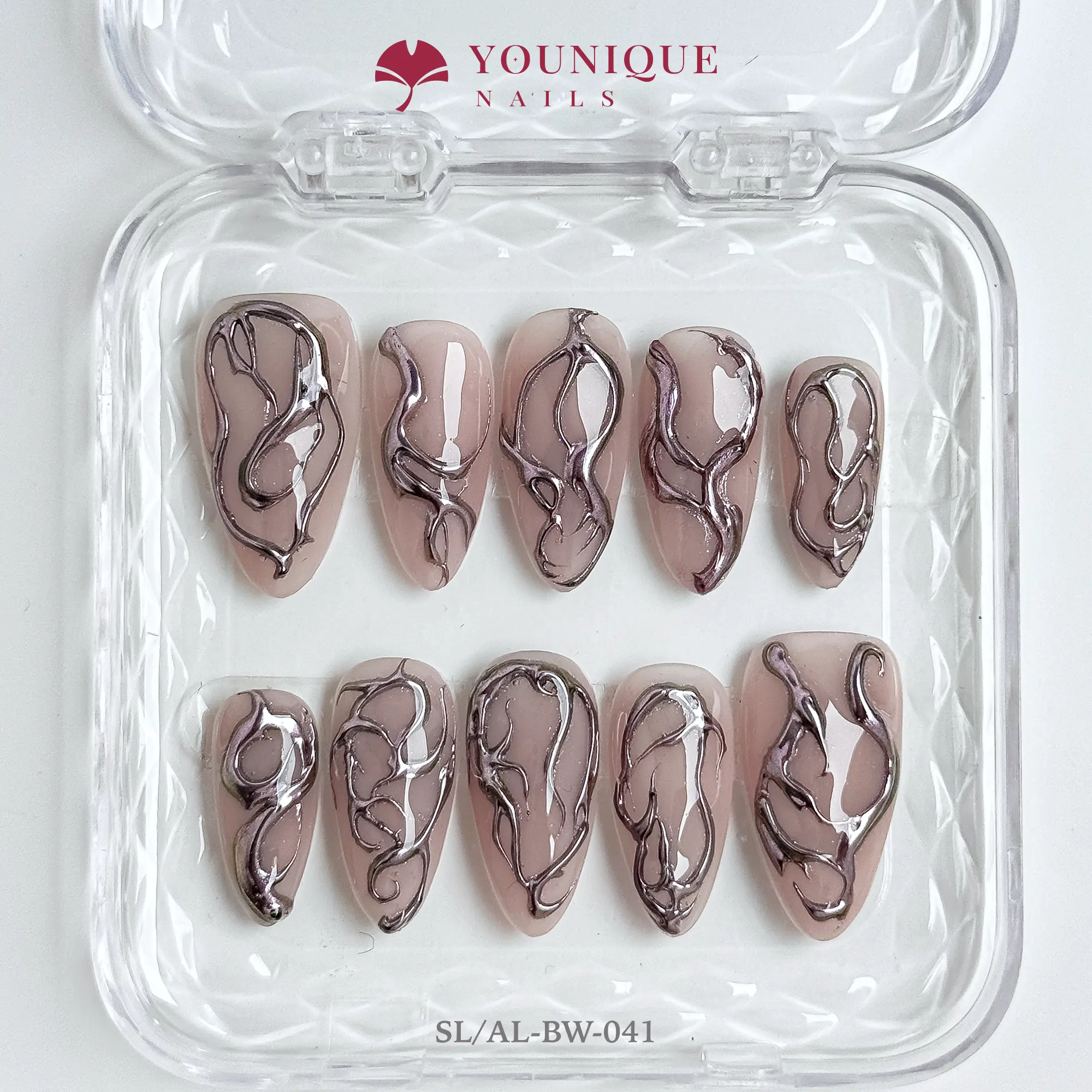Younique Nails | 10PCS 100% Handmade Press-On Nails | Reusable Colorful Art