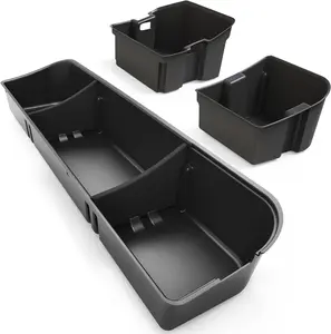 YITAMOTOR 3-in-1 Under Seat Storage Box for 2015-2025 Ford F-150 F150 SuperCrew/Crew Cab