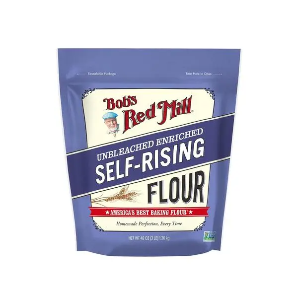 Bob’s Red Mill Self-Rising Flour - 3 lb Bag, Ideal for Biscuits, Pancakes, Quick Breads, Non-GMO, Kosher