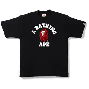 BAPE Color Camo College Tee Black/Red (men) by StockX